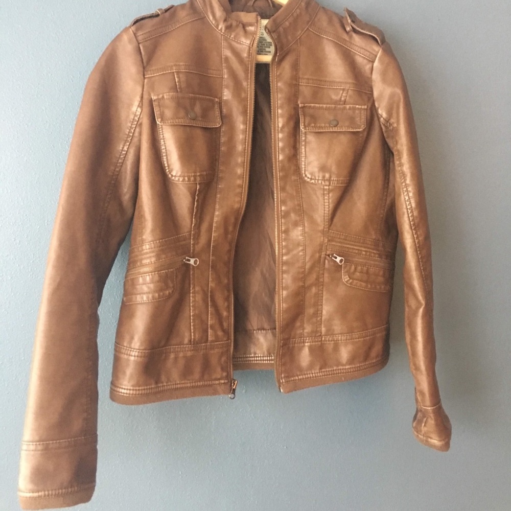 Sonoma Brown Leather Jacket